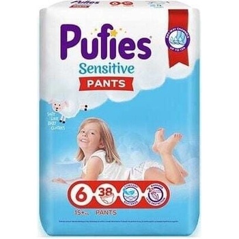 pufies Пелени - гащички Pufies Sensitive Pants 6 Extra Large 38 бр (1231)