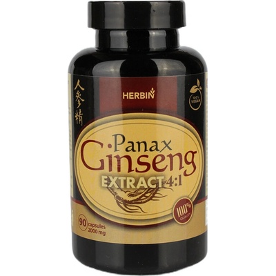 Herbatica Ženšenový extrakt 500 mg Panax ginseng 90 kapslí
