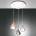 Fabas Luce 3481-47-297 - Пендел LILA 3xE27/40W/230V златист/сив/прозрачен (FX0244)