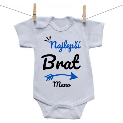 Boodyy Body s krátkym rukávom Najlepší brat s menom