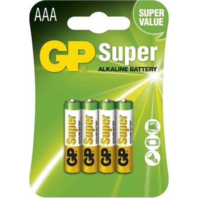GP Super Alkaline AAA 4ks 1013114000