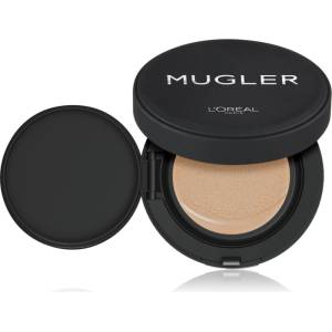 L'Oréal x Mugler дълготраен компактен фон дьо тен за пълно покритие цвят Illusion 5 / Medium Tan 23ml