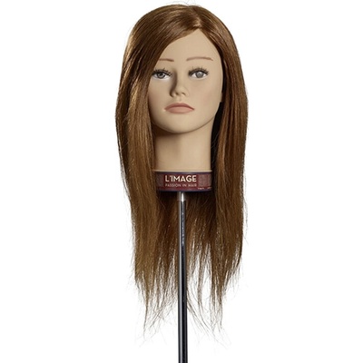 L´image Cvičná hlava stredná blond Limage Julia 40 cm