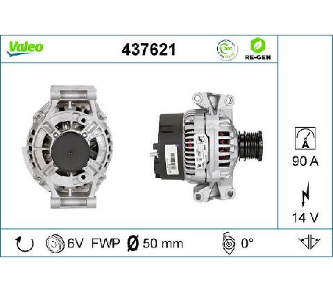 Alternátor VALEO 437621