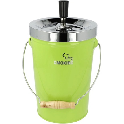 KRCZ Cigaretový popelník kovový otočný Bigger Smoke zelený – Zboží Mobilmania