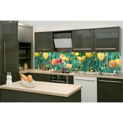 DIMEX KI-260-122 Fototapeta do kuchyne Tulipány, rozmery 260 x 60 cm