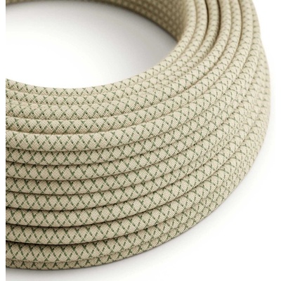Creative Cables RD62 2x0,75mm² kosočtverce tymián 1 m