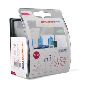 m-tech Powertec Ultra White H3 12V халогенни крушки к-т (PTZUW3-DUO)
