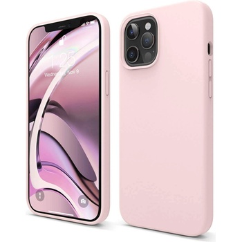 elago Soft Silicone Case - силиконов (TPU) калъф за iPhone 12 Pro Max (розов)