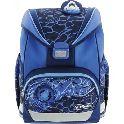 Herlitz Ученическа чанта-раница UltraLight Blue Shark - Herlitz