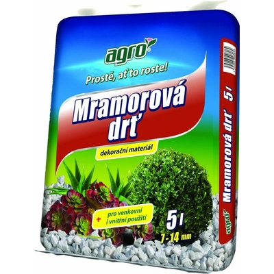 Agro Mramorová drť 7-14mm 5 l
