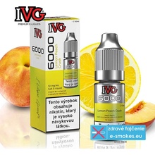 IVG 6000 Salt Lemon Peach Crush 10 ml 10 mg