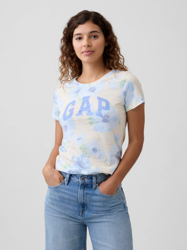GAP tričko s logom modrá