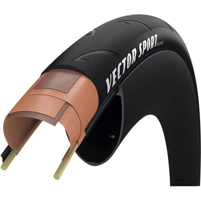 Vector Sport, Tubeless Ready 700x28 / 28-622, Black