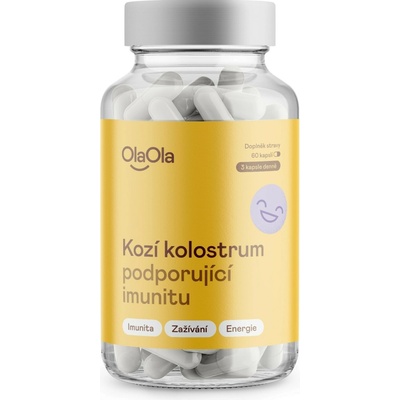 OlaOla Kozie kolostrum podporujúce imunitu 60 kapsúl
