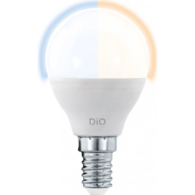 Eglo Stmievateľná LED žiarovka, E14, P45, 5W, 400lm, teplá studená biela, diaľkové ovládanie