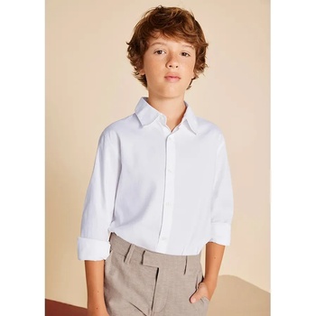 MAYORAL Бяла риза с дълъг ръкав за момче Mayoral