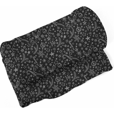 Sablio Deka Vianoce na čiernej 190x140