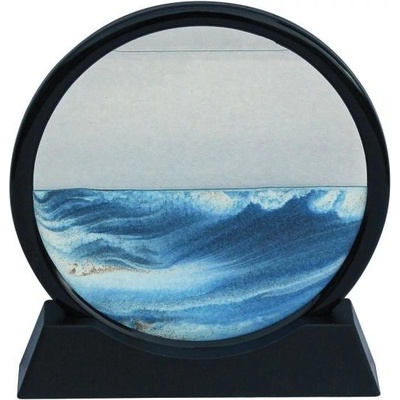 SEA Club Pískový obrázek, plast/sklo/písek, naplněný vodou, 17x19x4cm 5958