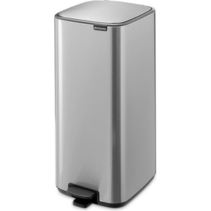 Brabantia Стоманено кошче за боклук с педал в матово сребрист цвят 30 l Bo - Brabantia (238147)