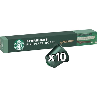Starbucks Nespresso Pike Place Roast Medium Roast 10 ks – Zboží Dáma
