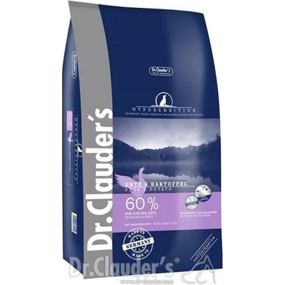 Dr.Clauder's Super Premium Hyposensitive All Breed Duck & Potato - с патешко месо и картофи, подходяща за всички породи кучета над 12 месеца 3.5 кг
