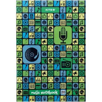 Нотна тетрадка Kite Vinyl A4 20 л (A4 20)