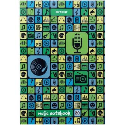 Нотна тетрадка Kite Vinyl A4 20 л (A4 20)