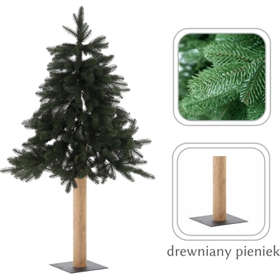 CHOMIK UMELÝ VIANOČNÝ STROMČEK 150 CM ZELENÝ IZABELLA *4428