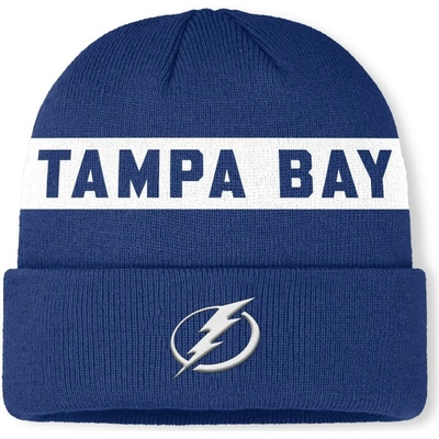 Fanatics Pánská zimní čepice Tampa Bay Lightning NHL Authentic Pro A/Cap Cuffed beanie