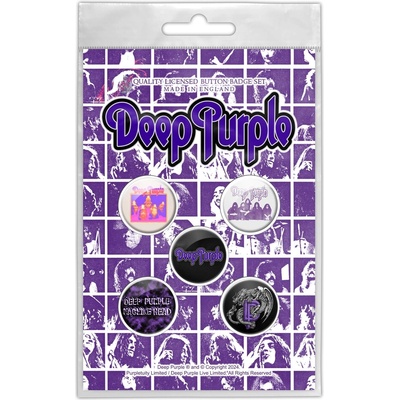 RAZAMATAZ Значки deep purple - logo - razamataz - bb124