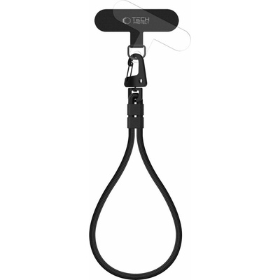 Šňůrka na krk a zápěstí Tech Protect C3S černá/černá