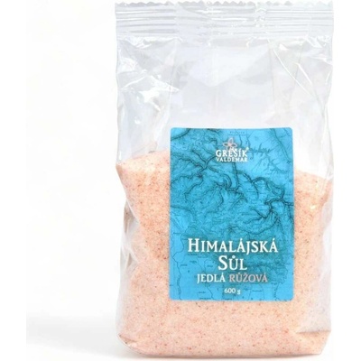 Valdemar Grešík Natura sůl himalájská jedlá růžová 600 g – Zbozi.Blesk.cz