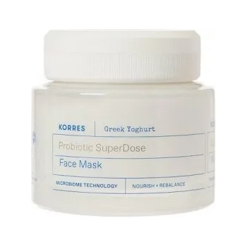 KORRES Маска за лице с пробиотици Гръцки йогурт, Korres Greek Yoghurt Probiotic Super Dose Face Mask 100ml