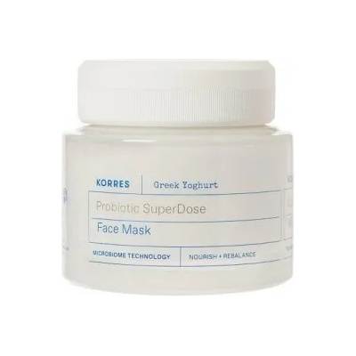 KORRES Маска за лице с пробиотици Гръцки йогурт, Korres Greek Yoghurt Probiotic Super Dose Face Mask 100ml