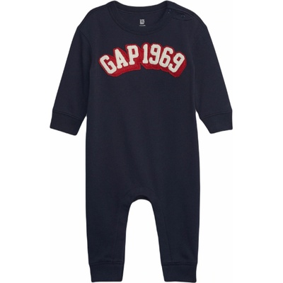 Detský overal GAP tmavo modrá červená biela