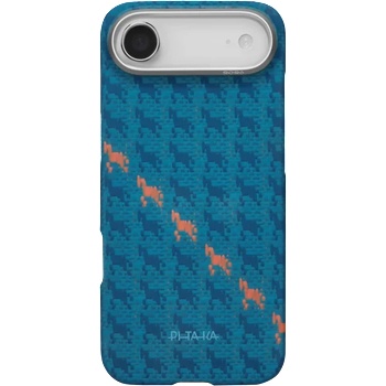 PITAKA Edge Rides MagSafe Калъф за iPhone 17 Air Indigo- Aramid Fiber