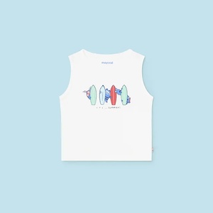 MAYORAL Потник summer play в бяло за бебе момче Mayoral