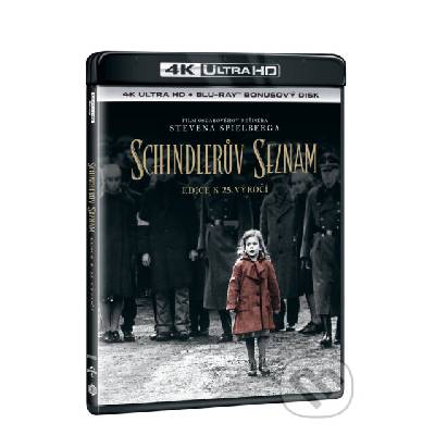 Schindlerův seznam výroční edice 25 let Ultra HD Blu-ray UltraHDBlu-ray