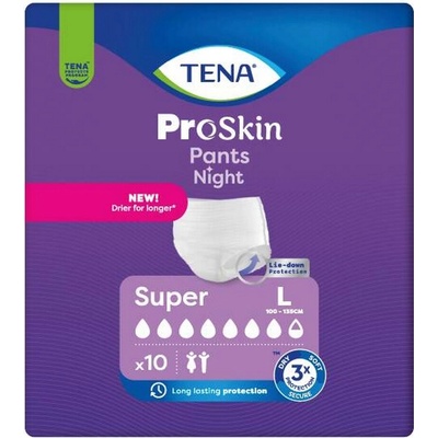 TENA Proskin Pants Night Super L 10 ks – Zboží Dáma