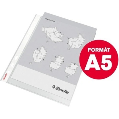 Esselte Standard čirý Obal A5 závěsný 100 ks