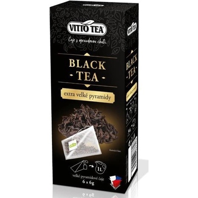 Vitto Tea Čierny sáčkový čaj 6 x 6 g