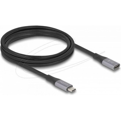 Delock Удължителен кабел USB-C, 40 Gbps, PD 240W, 2 м, сив (81202)