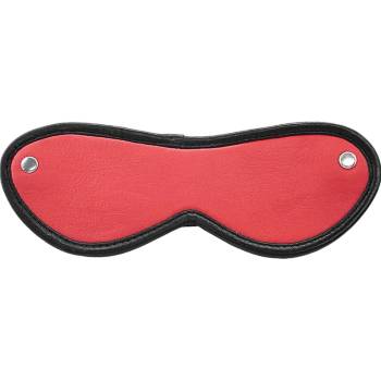 ostatní ROUGE Leather Blindfold Eye Mask Red