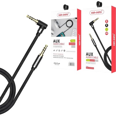 Ven-Dens Nylon Aux Audio кабел модел VD - AUX003 - Черен KP34181 (34181)