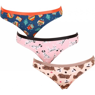Dedoles 3PACK veselé dámske nohavičky (K1462357)