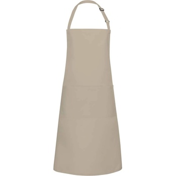 Karlowsky Oversize zástěra s přezkou a kapsou uni naturální