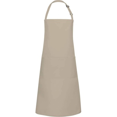 Karlowsky Oversize zástěra s přezkou a kapsou uni naturální
