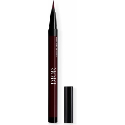 Dior Diorshow Liquid Liner tekuté očné linky v pere vodeodolné 881 Satin Burgundy 0,55 ml