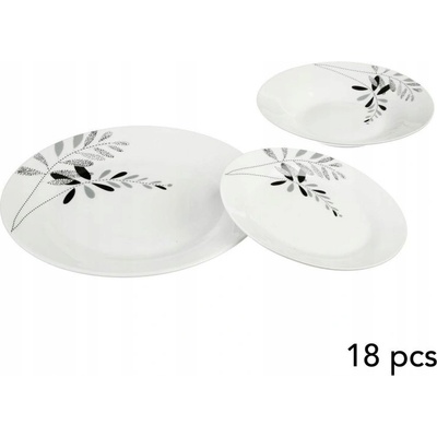 5five Sada talířů pro 6 osob porcelán 18 kusů
